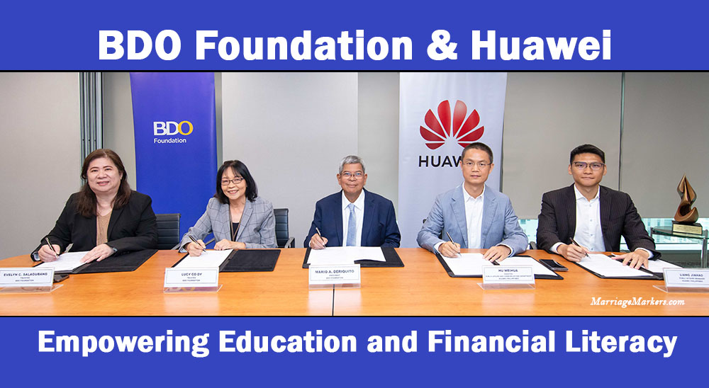 BDO Foundation - Huawei Philippines - empowering education - contract signing - cover